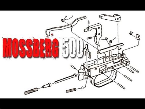 mossberg metal trigger housing assembly mossberg 500|mossberg 500 trigger assembly diagram.